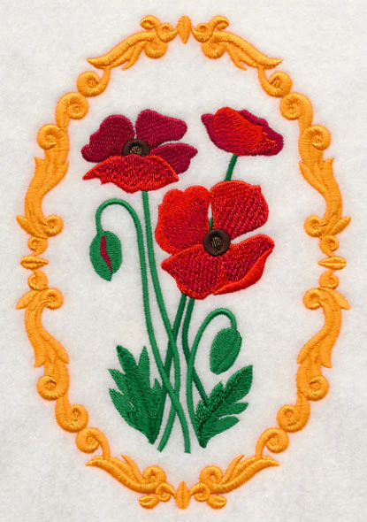 Flower Cameo - Poppies - Image 5