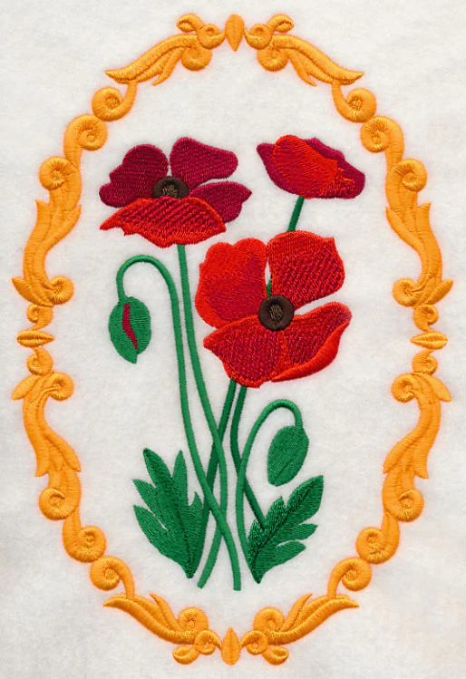 Flower Cameo - Poppies - Image 6