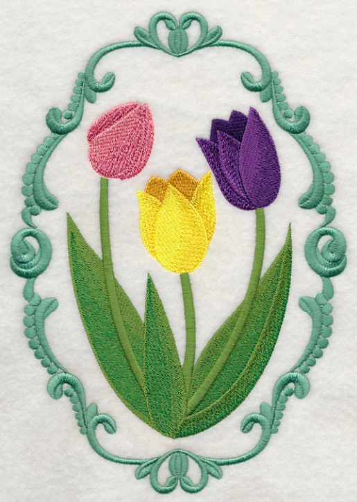 Flower Cameo - Tulips - Image 5