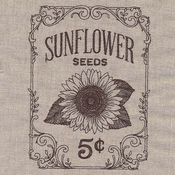 Flower Garden Seed Packet - Sunflowers - Image 3