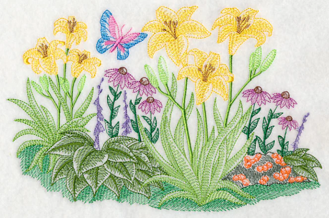 Flower Patch Serenity (Toile) - Image 2