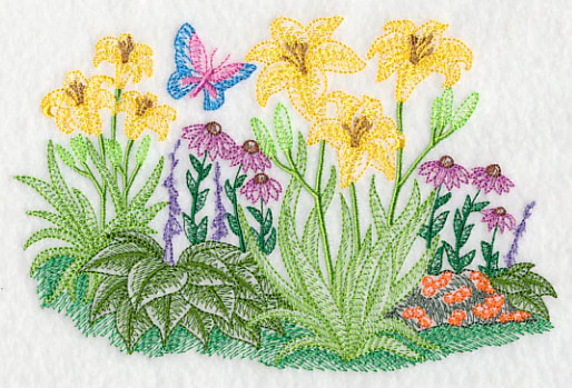 Flower Patch Serenity (Toile) - Image 4