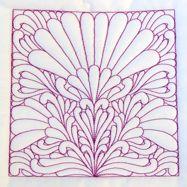 Flower Pattern Quilting Square (Double Run) - Image 3
