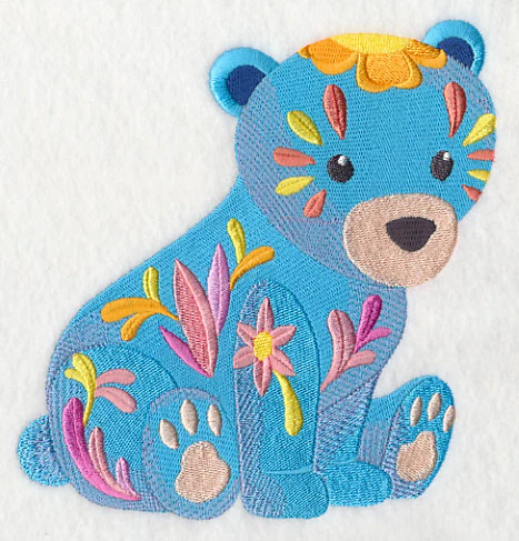 Flower Power Baby Bear