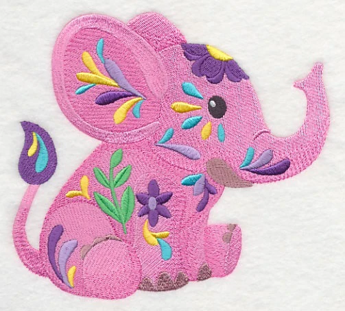 Flower Power Baby Elephant - Image 4