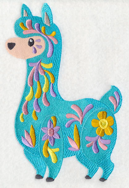 Flower Power Baby Llama - Image 4