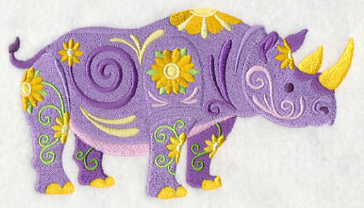 Flower Power Rhino - Image 2