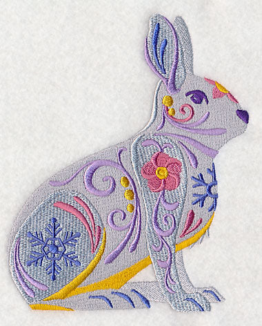 Flower Power Snowshoe Hare - Image 2