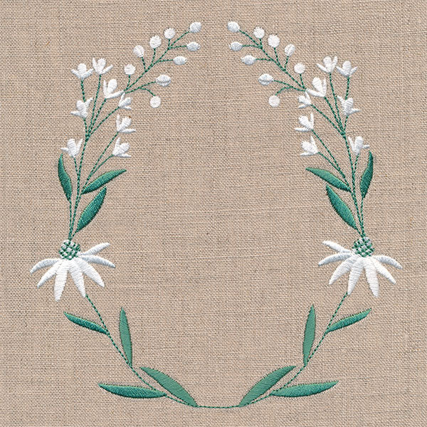 Flowers and Laurels Wreath - Image 3