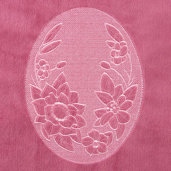 Flowers in Bloom Oval (Embossed) - Image 3