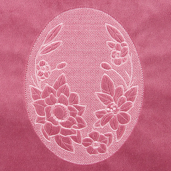 Flowers in Bloom Oval (Embossed) - Image 5