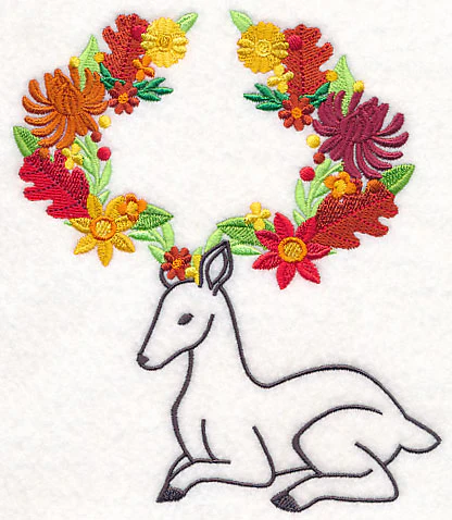 Flowery Forest Deer - Image 3