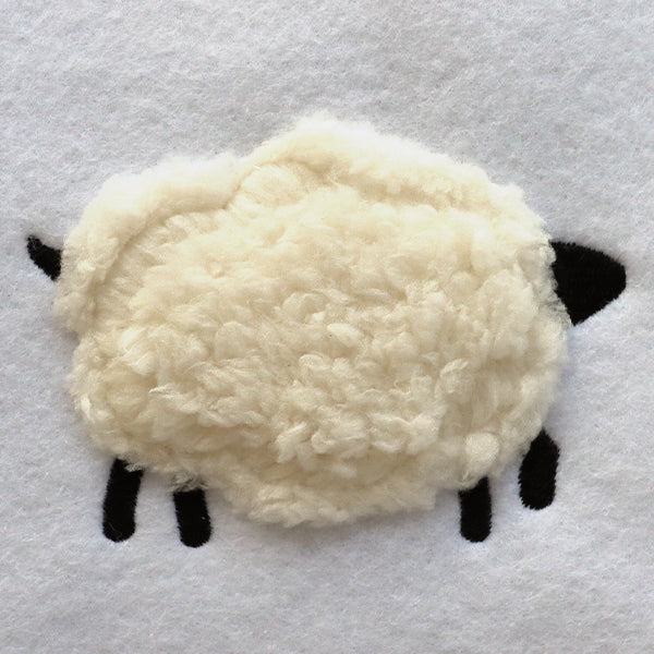 Fluffy & Fabulous Sheep 1  (Applique) - Image 3
