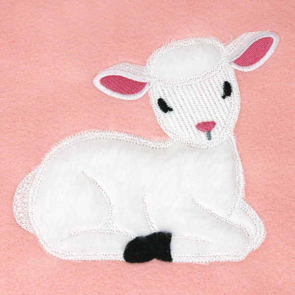 Fluffy Lamb (Applique) - Image 3