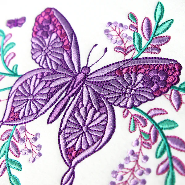 Flutter and Flowers Border - Image 4