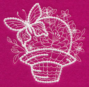 Flutterby Flourish Basket 2 (Candlewicking) - Image 5