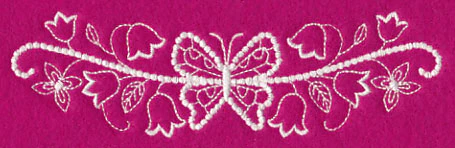 Flutterby Flourish Border (Candlewicking) - Image 4