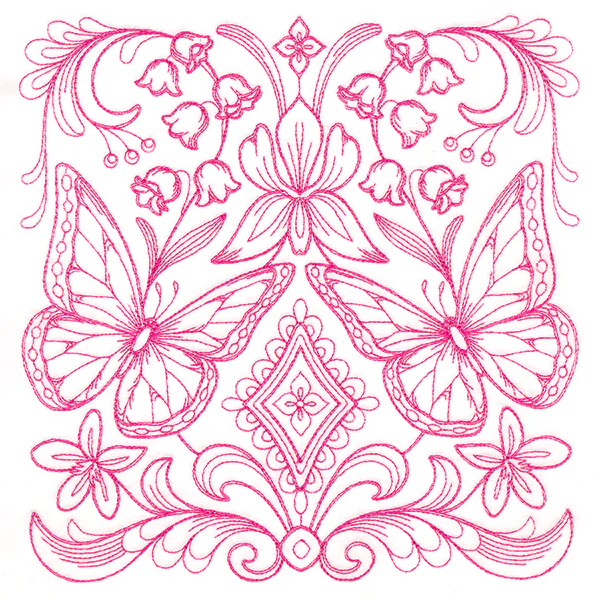 Fluttering Butterfly Crest