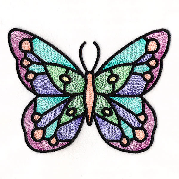 Fluttering Gems Stained Glass Butterfly 2 - Image 7
