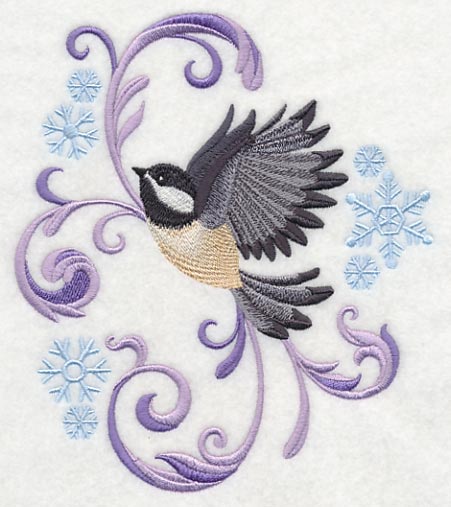 Flying Chickadee Flourish - Image 2