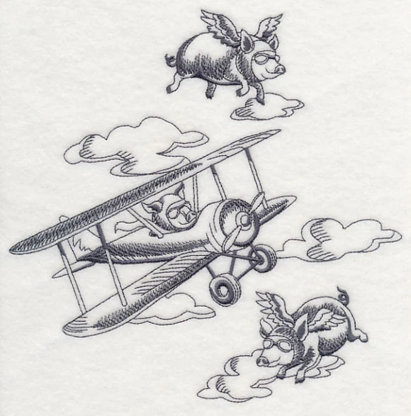 Flying Pigs and Plane - Image 5
