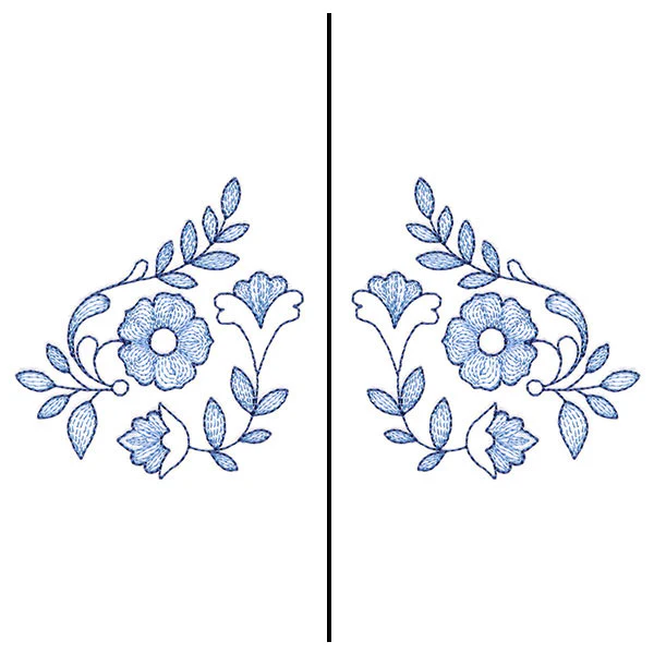 Folk Blooms Mask Motif - Image 3