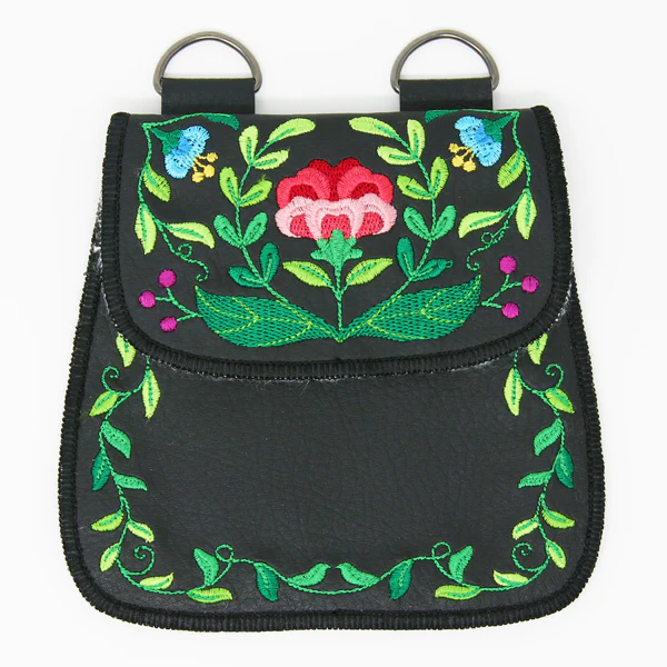 Folk Flowers Leather Purse (In-the-Hoop) - Image 3