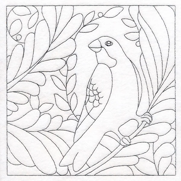 For the Birds Quilting - Grosbeak (Double Run) - Image 6