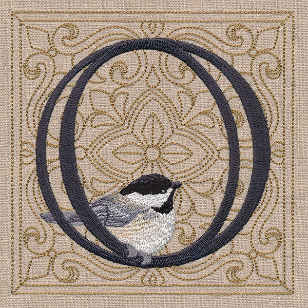 For the Love of Birds Square - Letter O & Chickadee - Image 5