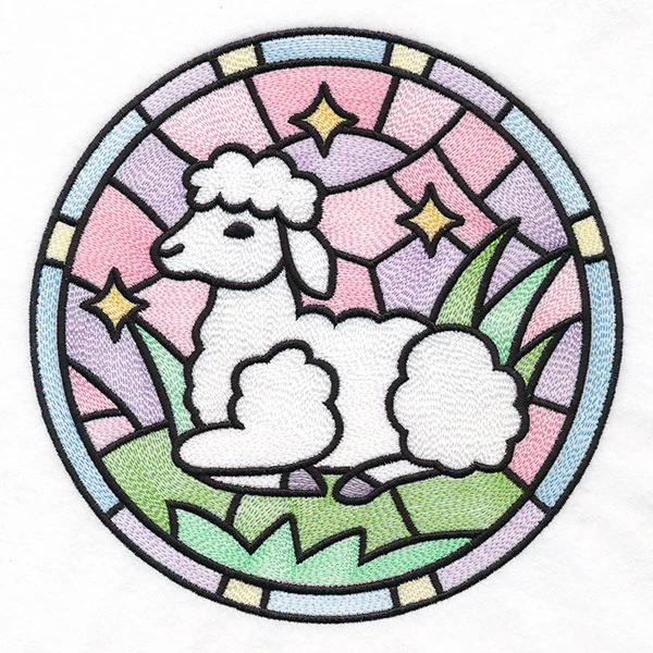 For the Love of Easter Stained Glass - Lamb - Image 4