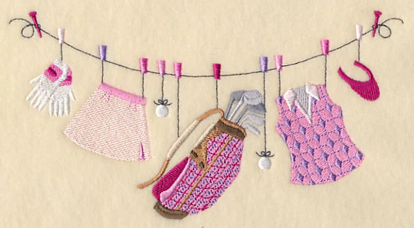 Fore! Golf Clothesline - Hers - Image 2
