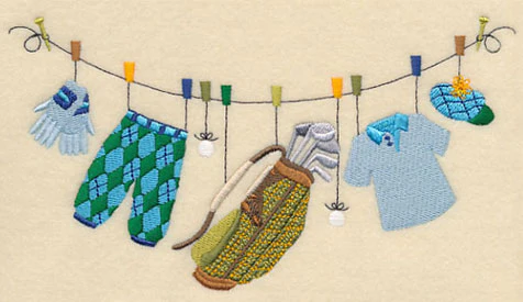 Fore! Golf Clothesline - His - Image 3
