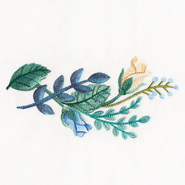 Forest Blooms Border in Watercolor - Image 2