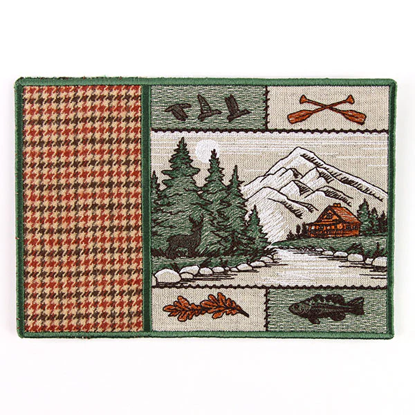 Forest Cabin Retreat Mug Rug (In-the-Hoop) - Image 3