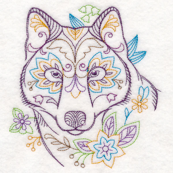 Forest Flower Wolf (Vintage) - Image 3