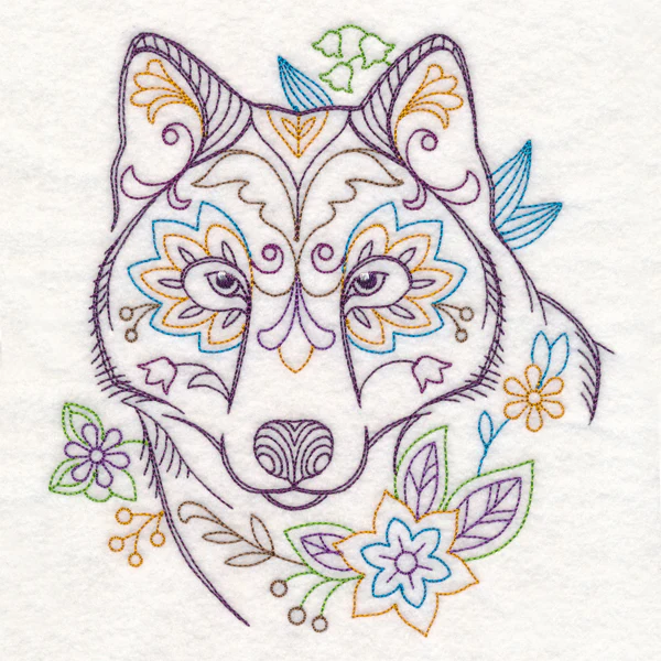 Forest Flower Wolf (Vintage) - Image 4