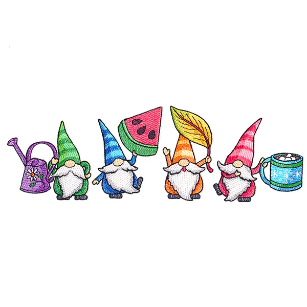 Four Seasons Gnomes Border - Image 3