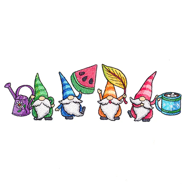 Four Seasons Gnomes Border - Image 5