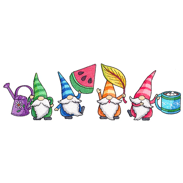Four Seasons Gnomes Border - Image 9