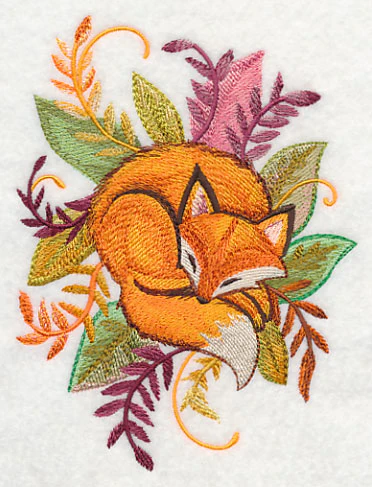 Fox and Leaves in Watercolor - Image 6