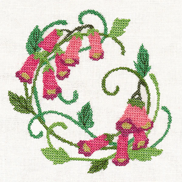Foxglove Wreath (Cross Stitch) - Image 4