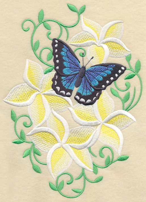 Frangipani and Butterfly - Image 6