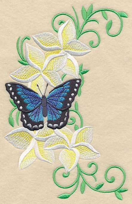 Frangipani and Butterfly Spray - Image 2