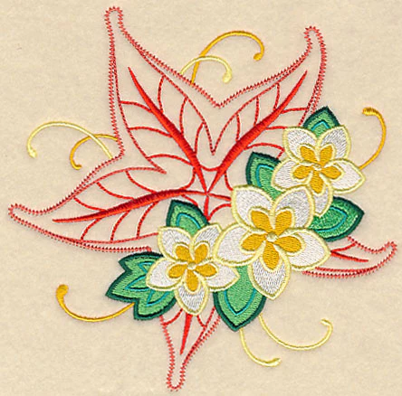Frangipani and Starfish (Vintage) - Image 3