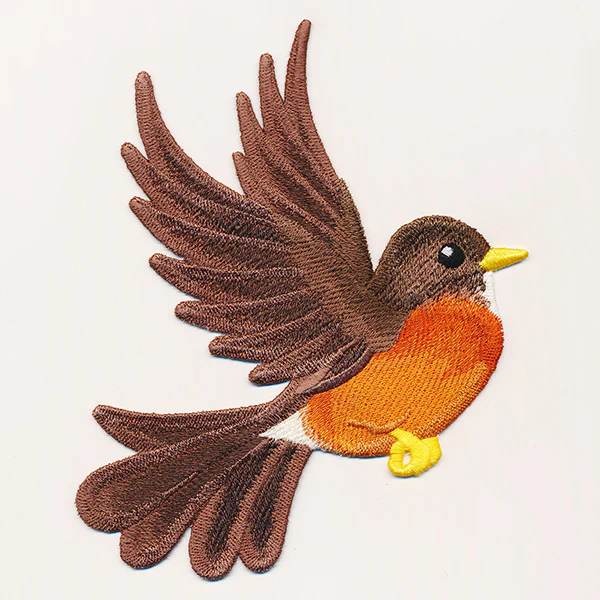 Free-Flying American Robin (In-the-Hoop) - Image 8