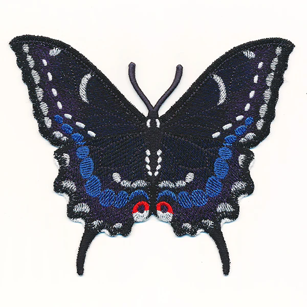 Free-Flying Black Swallowtail Butterfly (In-the-Hoop) - Image 8