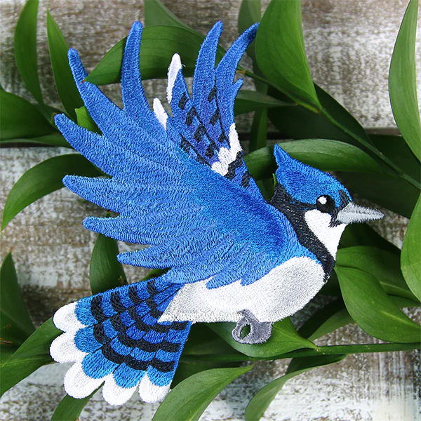 Free-Flying Blue Jay (In-the-Hoop) - Image 3