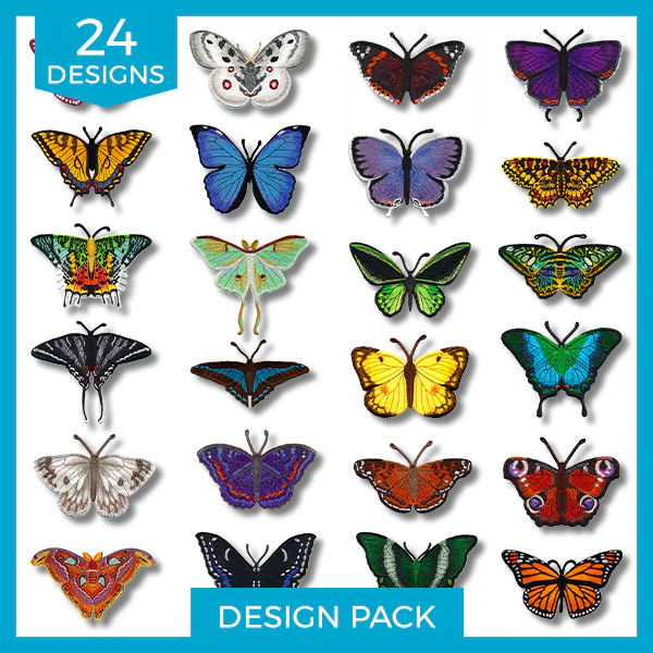 Free-Flying Butterflies & Moths (In-the-Hoop) Design Pack - Image 95