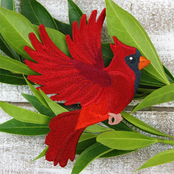 Free-Flying Cardinal (In-the-Hoop) - Image 3
