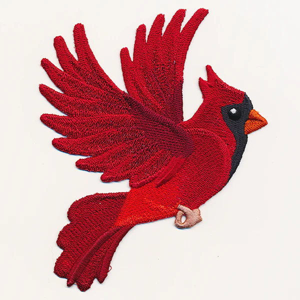 Free-Flying Cardinal (In-the-Hoop) - Image 4